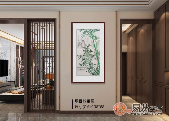 进门玄关挂什么画好,这样悬挂,可以提升家庭整体形象