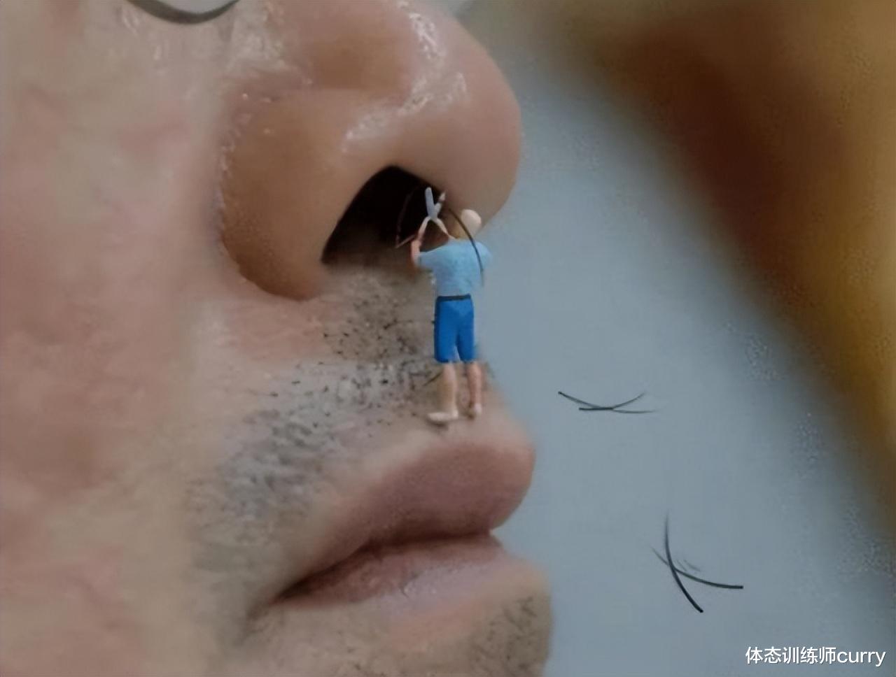 黑色素|鼻毛外窜的男人，有何不同之处？鼻毛变白说明了什么？