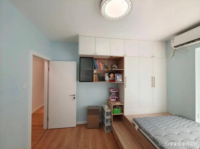 108平日式风格,全屋极简又实用,阳台设计多功能地台,太机智了