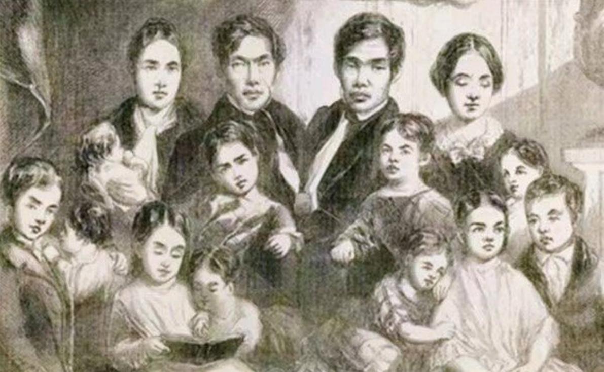 泰国连体人,兄弟娶回亲姐妹花,生育了22个孩子,网友:算重婚吗?