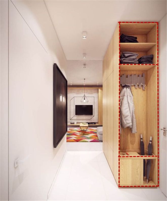 “偷”出5处面积做薄柜,体验过才知道,真的超实用