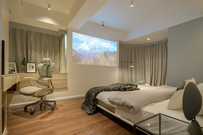 看了他的家,才知客餐厅一体化多惬意,61㎡小窝住着太爽了