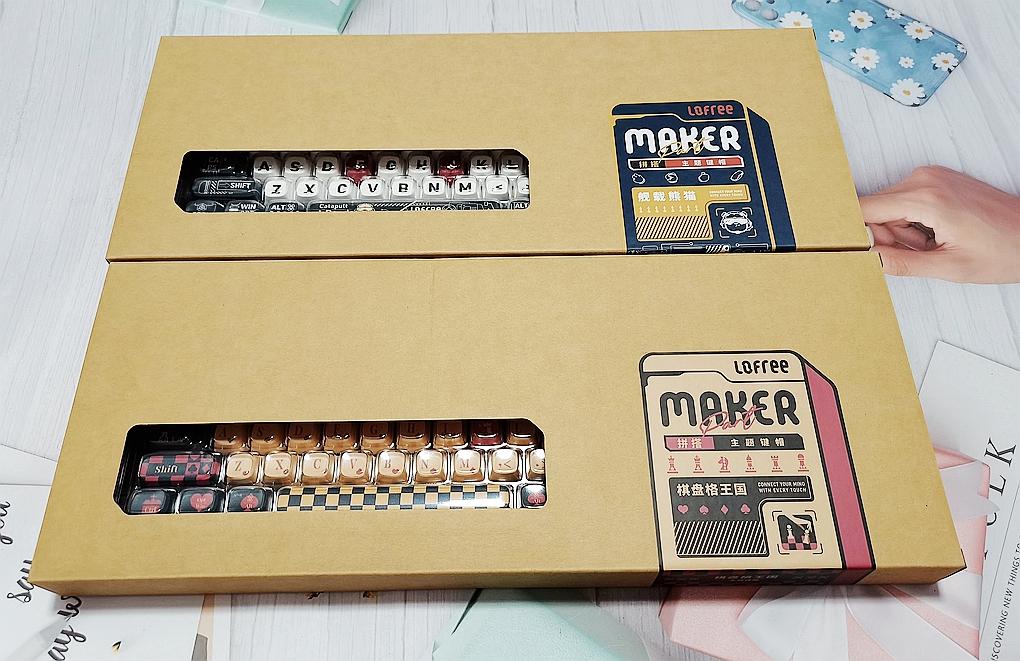 oem|机械键盘也能自主DIY?洛婓OEM主题键帽(舰载熊猫+棋盘格王国)