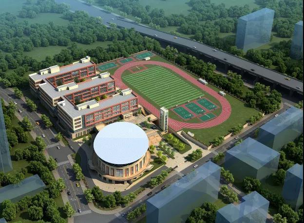 今年7月竣工！枣山路中学项目进入装饰装修阶段