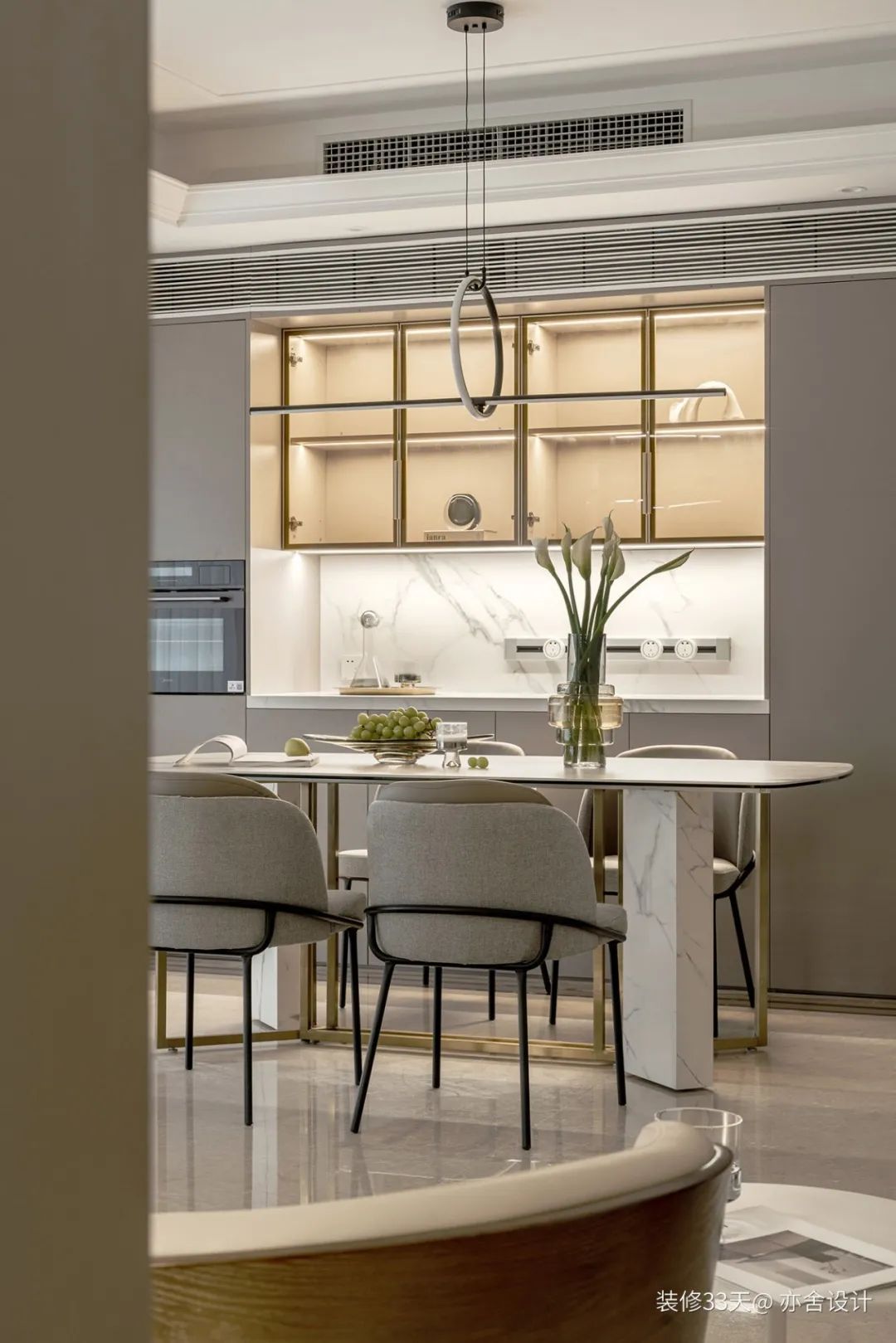 装修设计:156平软装改造,现代轻奢四室