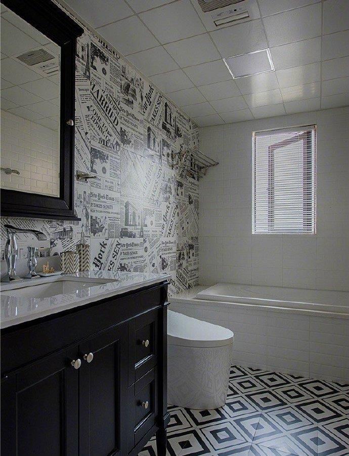 128㎡湖水绿清新美式三居,这乳胶漆配色没技巧估计配不出来!