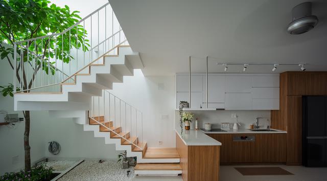 利用天井设计楼梯做室内花园,丝毫不输有院子的别墅,真羡慕!