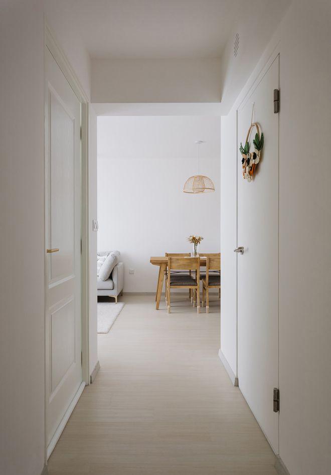 拒绝翻车！98㎡纯白配原木，洁癖和强迫症可以照抄的极简家！