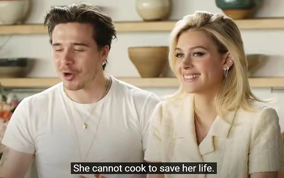 贝克汉姆|贝克汉姆长子晒婚后生活!主动包揽家务,老婆穿小香风被宠成公主