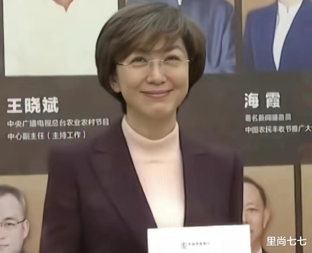 沈阳|海霞罕见现身活动,头发花白50岁气质超群,素颜的样子太好看了