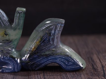 玉雕|【汉高古玉 瑞兽玉雕件】