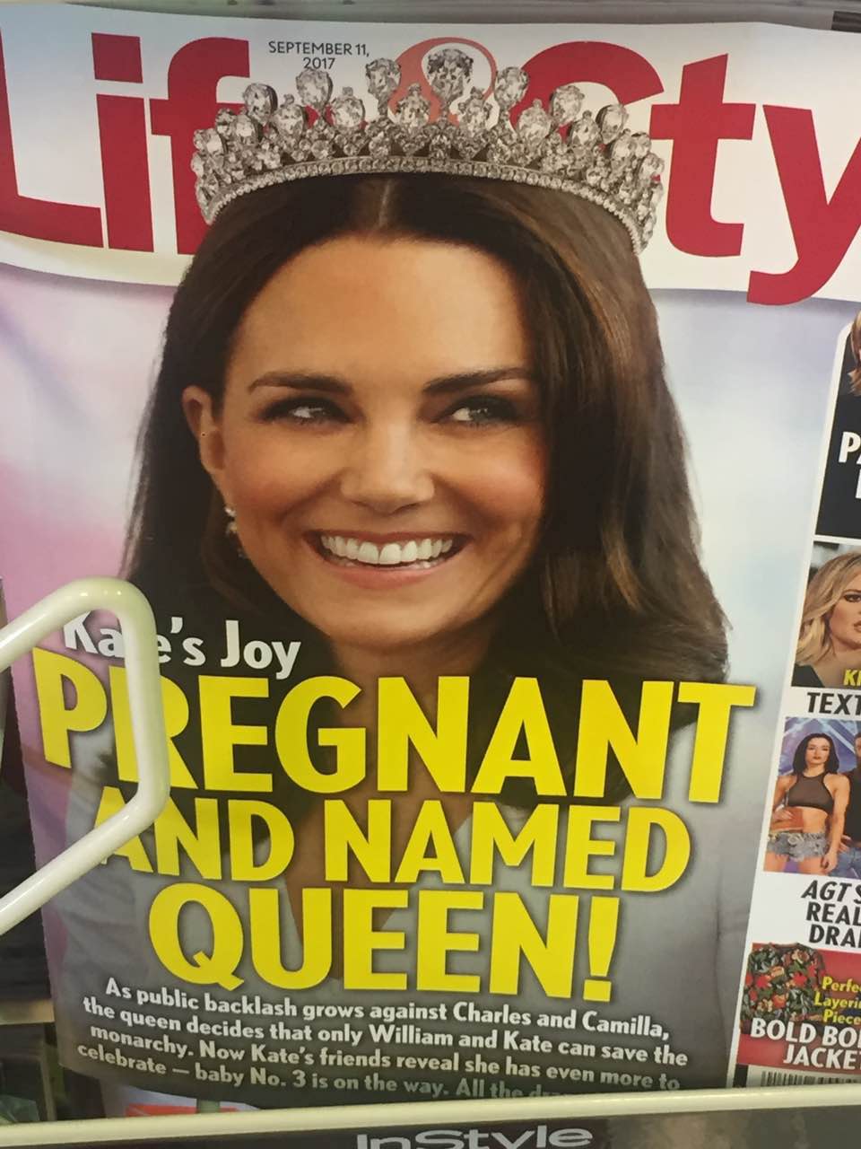 凯特王妃|美媒九月刊披露凯特王妃又孕皇室小公主，为第三胎初命名为QUEEN