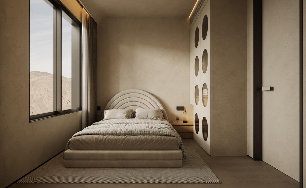 现代宽敞的居所与迷人的曲线