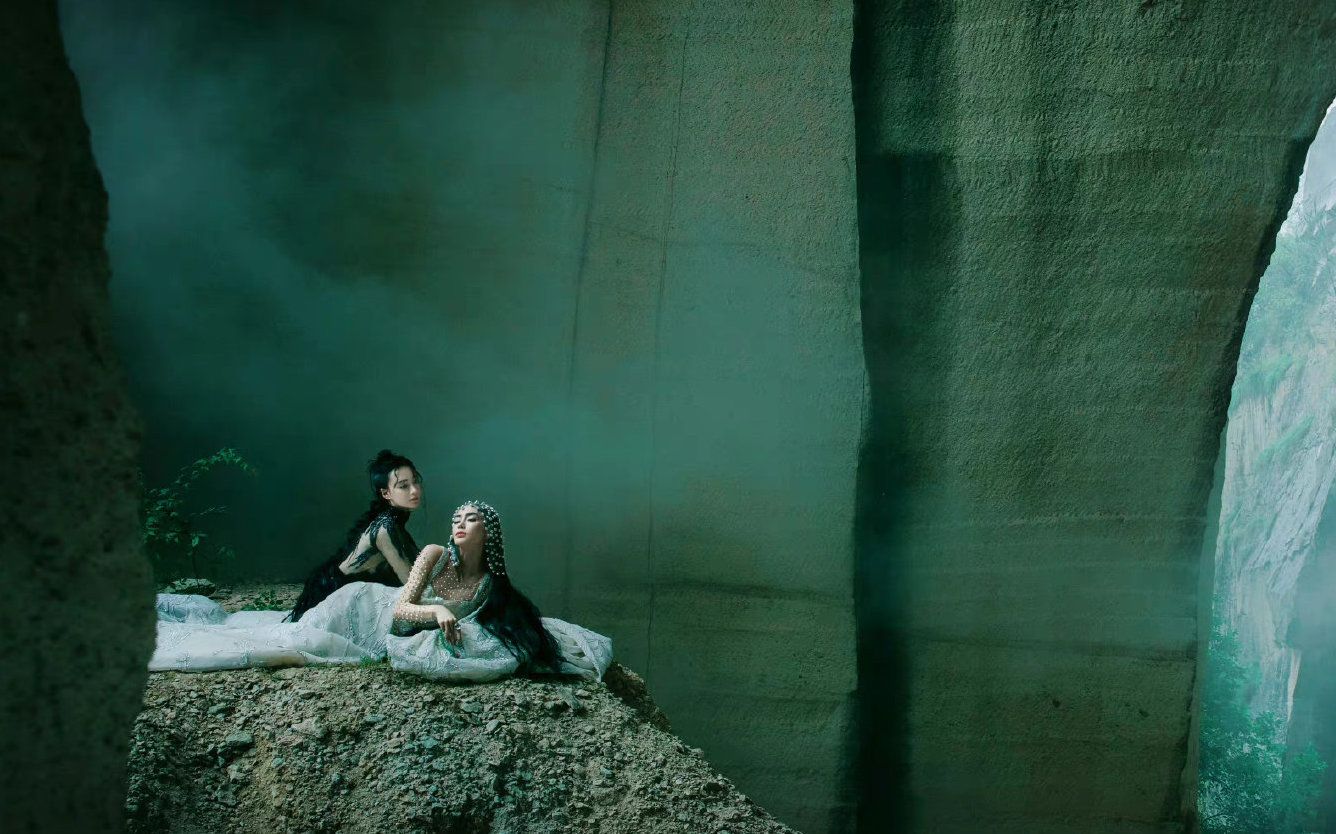 Angelababy|Angelababy放大招，眼神魅惑宛如埃及艳后，渔网裙太惊艳了