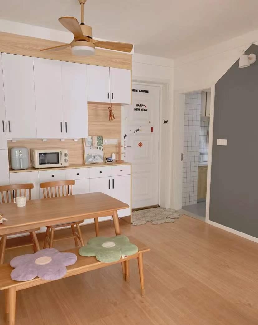 女主4.5W装80㎡小两居，硬装超简单，完工超好看，堪称省钱教科书