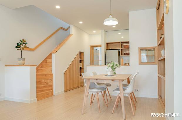 终于明白日式风为什么那么火,158㎡现代复式,用原木描绘家的质感