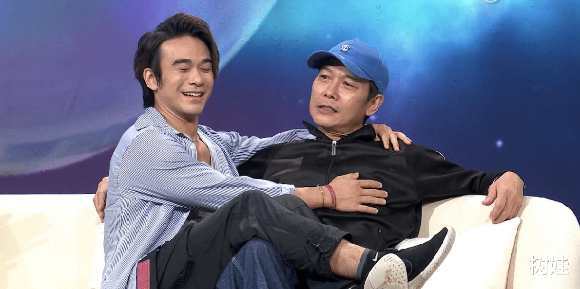 钱小豪|钱小豪携31岁长子亮相新综艺,父子又搂又抱感情好,庞景峰帅气像父亲