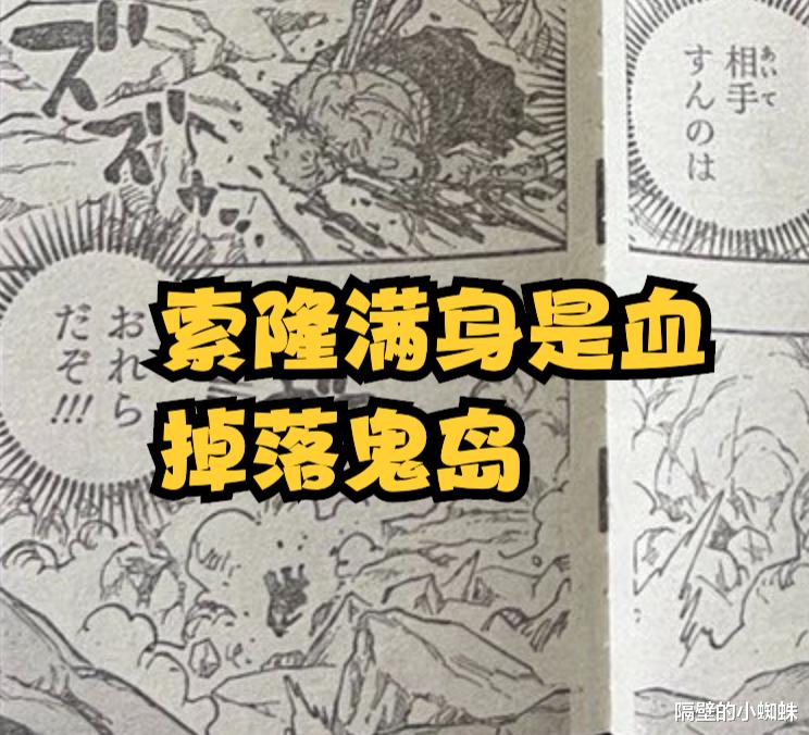 索隆|海贼王1040话：被忽略的细节！索隆掉落鬼岛，地上全是血迹