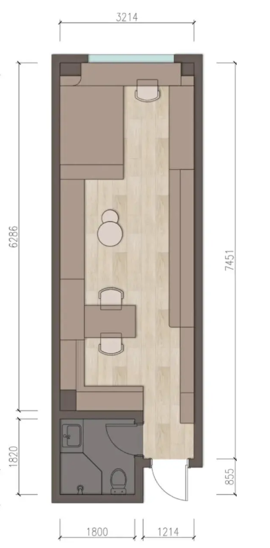 32㎡迷你单身公寓，奶油日式风装修，收纳设计堪比教科书！服了
