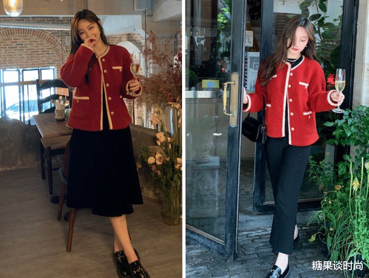 秦岚|秦岚,姚晨小香风搭配参考:下装这么搭配高贵又迷人