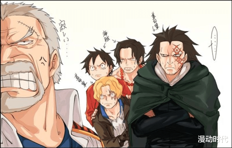 路飞|海贼王1040话：战力一崩再崩，基德能伤大妈，卡普就能秒杀！