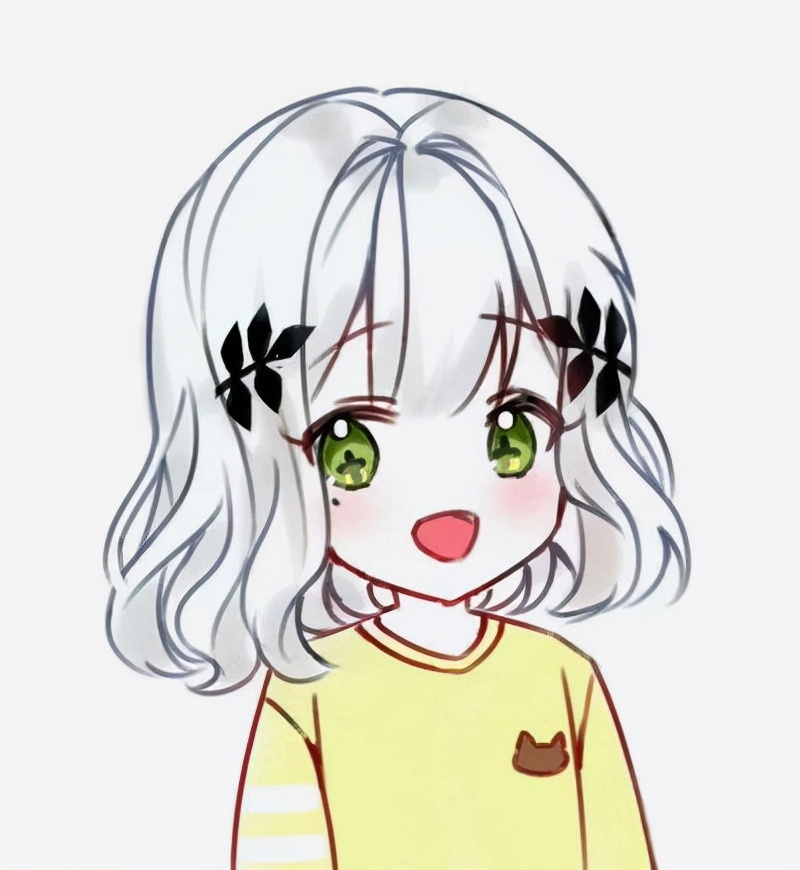 女孩|美丽的动漫图片素描（60张）