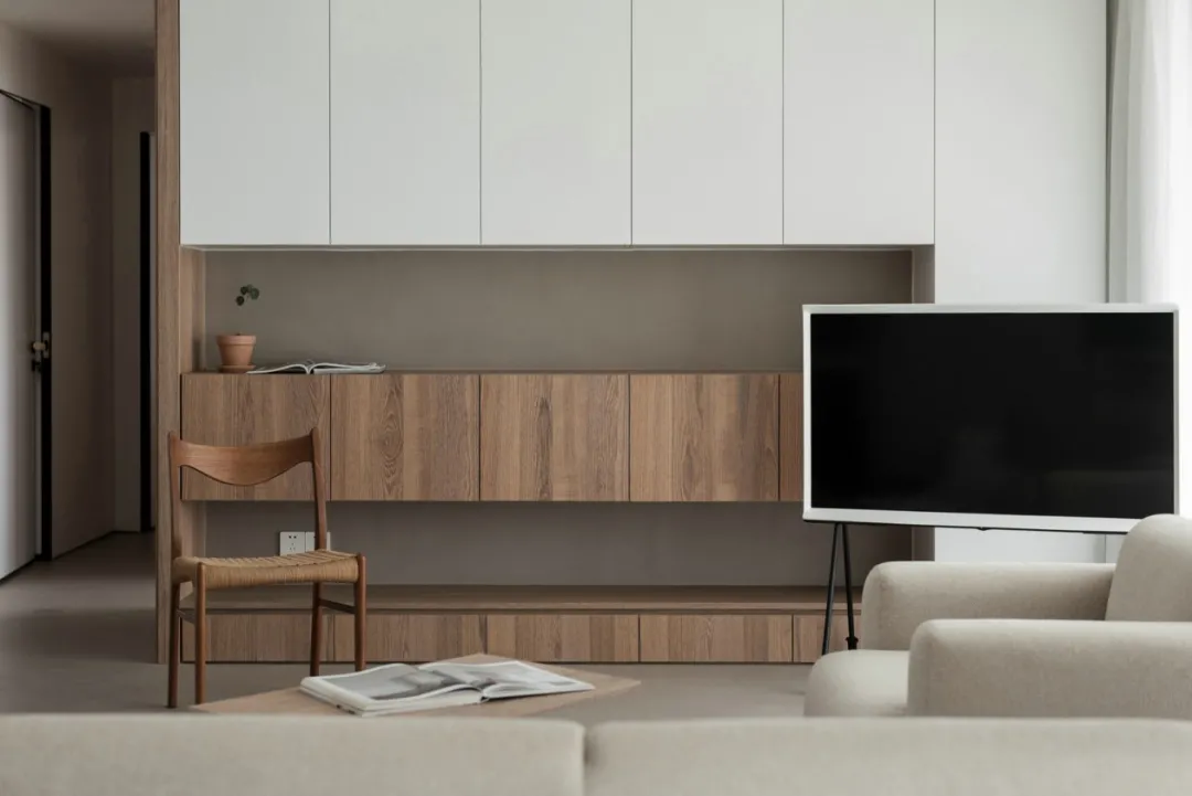 140m2清新小两居,原木色+微水泥,新与旧巧妙融合