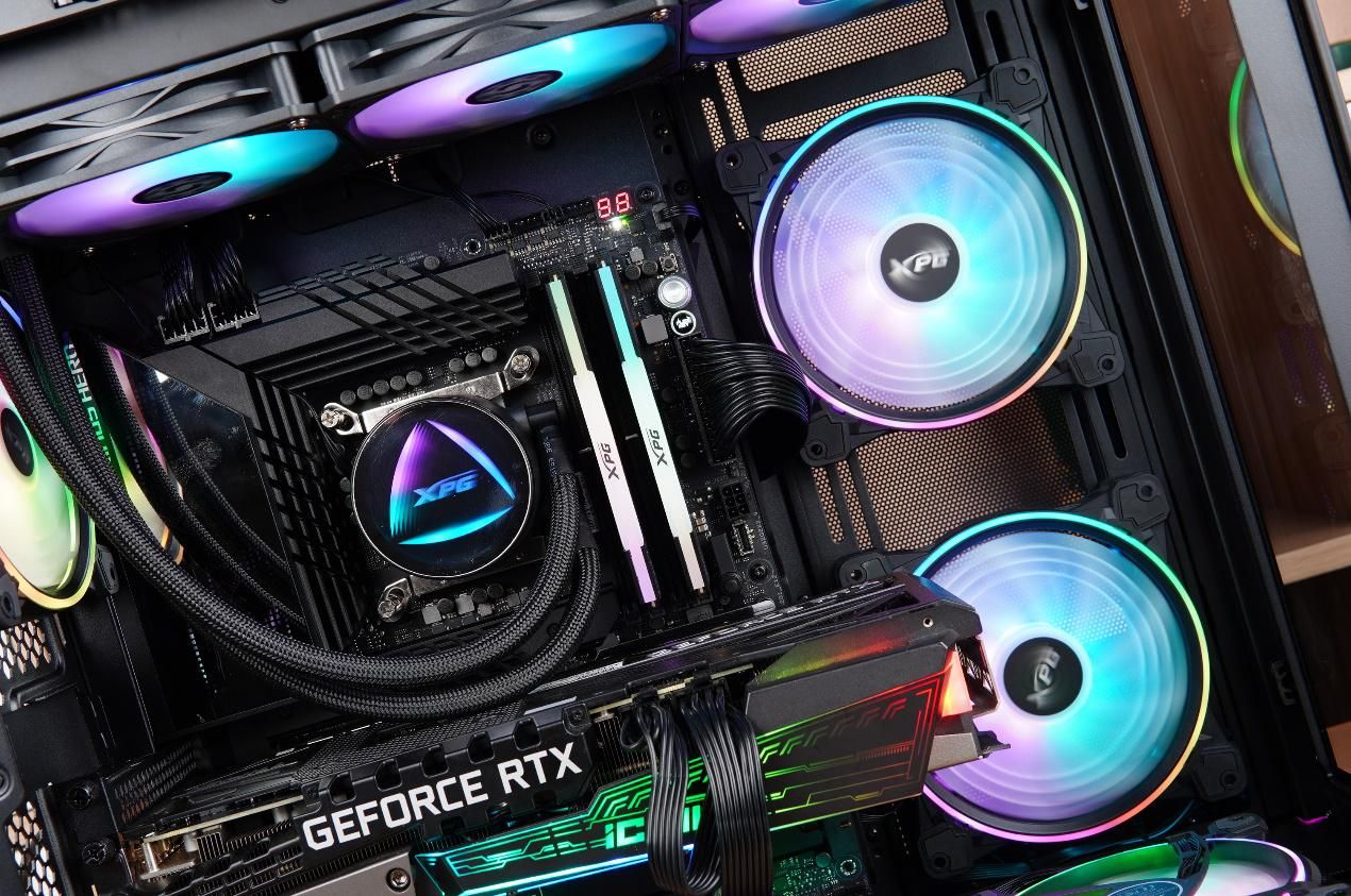 微信|i7-13700K+RTX3080Ti+XPG飓风风扇的光污染主机装机分享