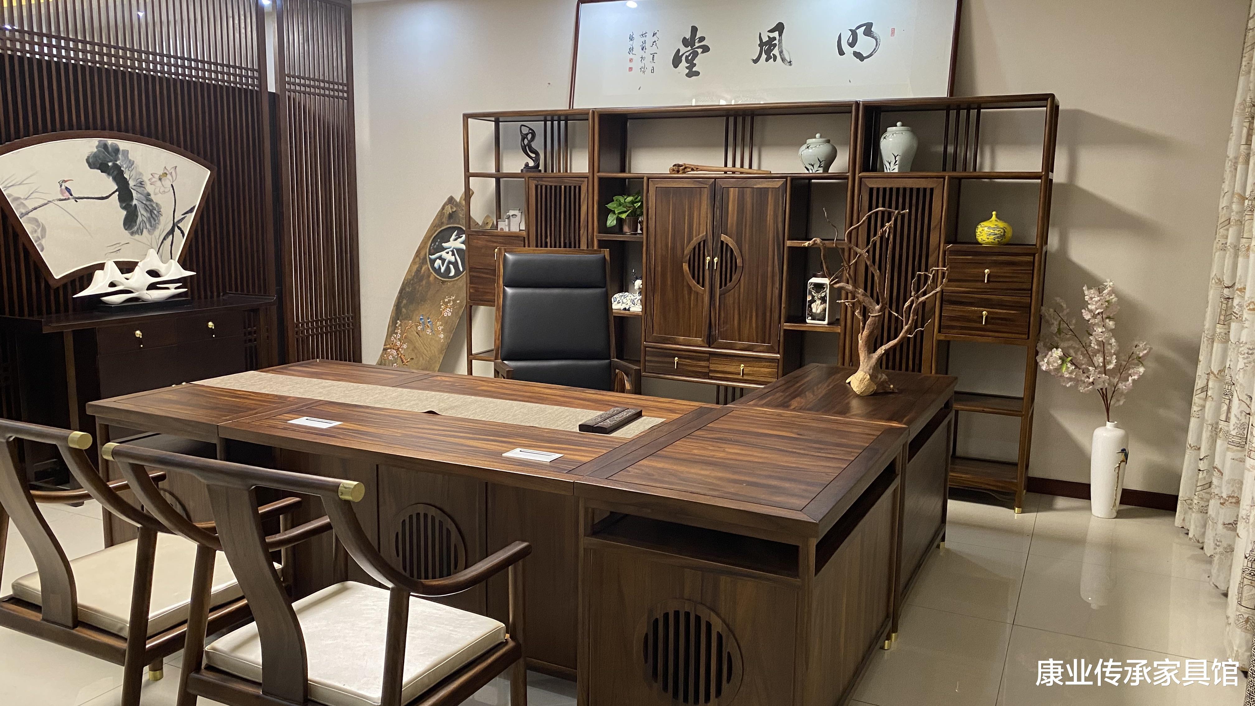 新中式书房设计，清风徐来，不觉夕阳沉