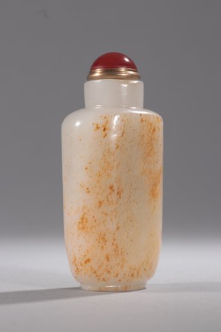 和田玉籽料|回流-和田玉籽料原石鼻烟壶