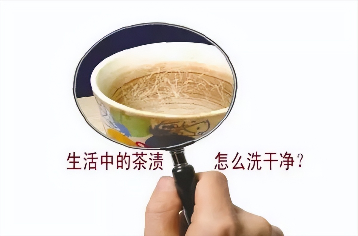 茶杯“太深”没法洗?老保姆教你1个小妙招,污垢自己掉下来