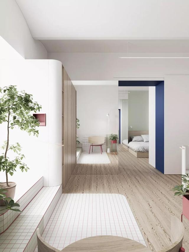 64㎡北欧风小宅，配色大胆出众，让人一见倾心！