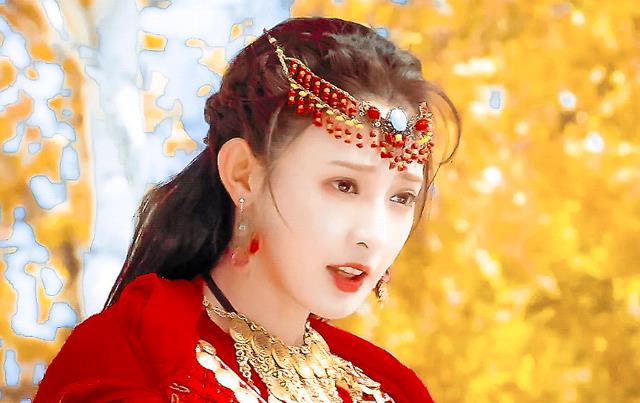 彭小苒|彭小苒新剧已定档！穿异域红衣梦回小枫，看到男主：完全不搭！