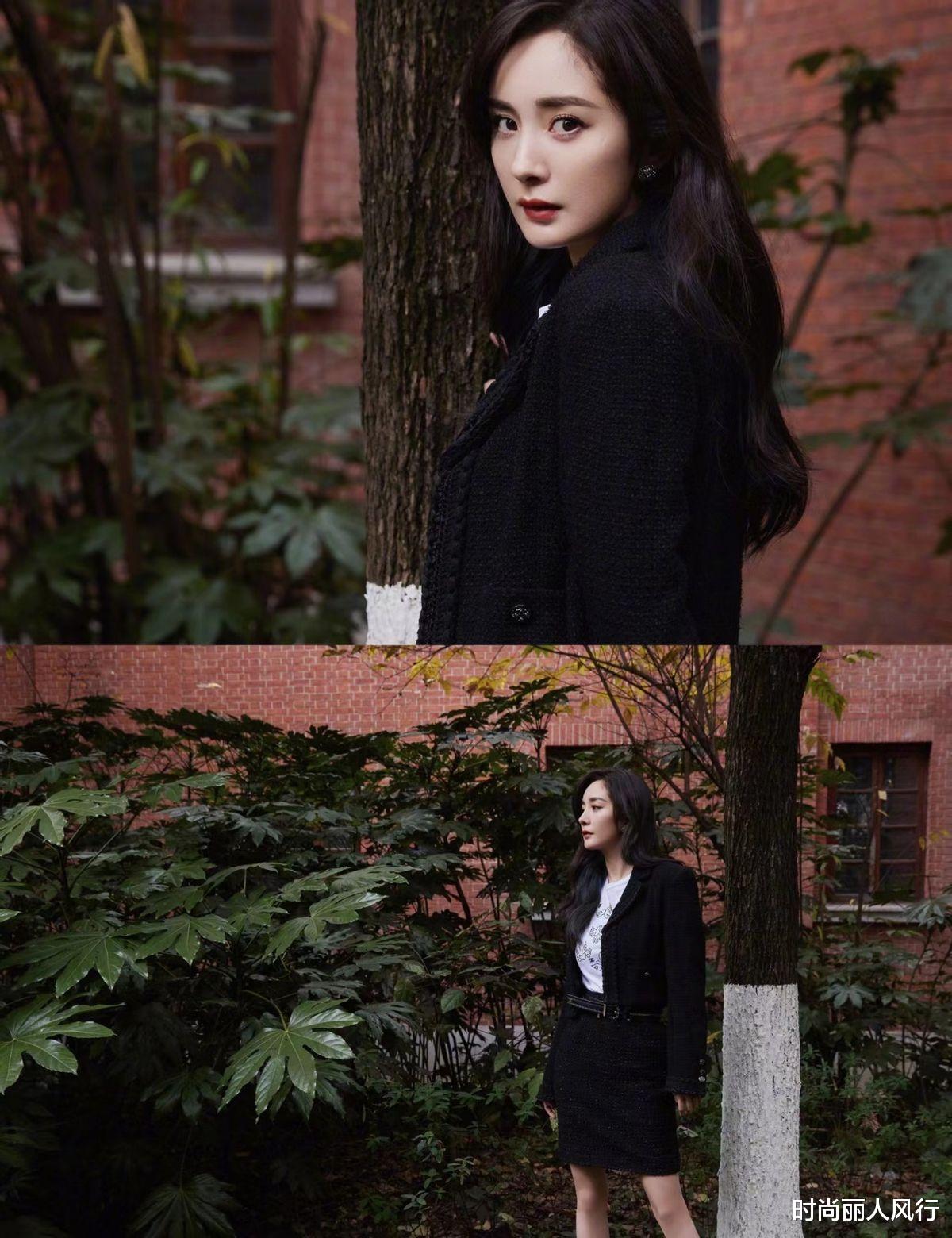 杨幂|明星全员穿黑西装亮相电影周！杨幂眼神杀霸气十足，抬头瞬间A炸