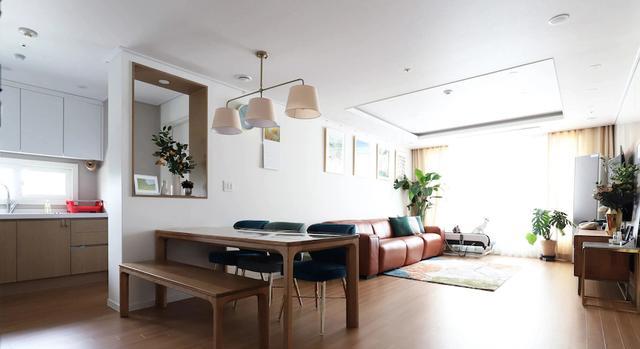 参观93㎡新房,一见倾心北欧复古风,事实证明,家就是要有温度