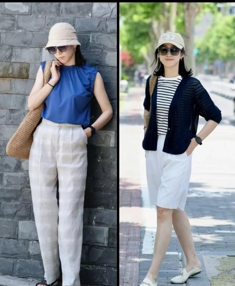 40岁中等身材穿搭合集，简单舒服才是王道，这样穿就对了