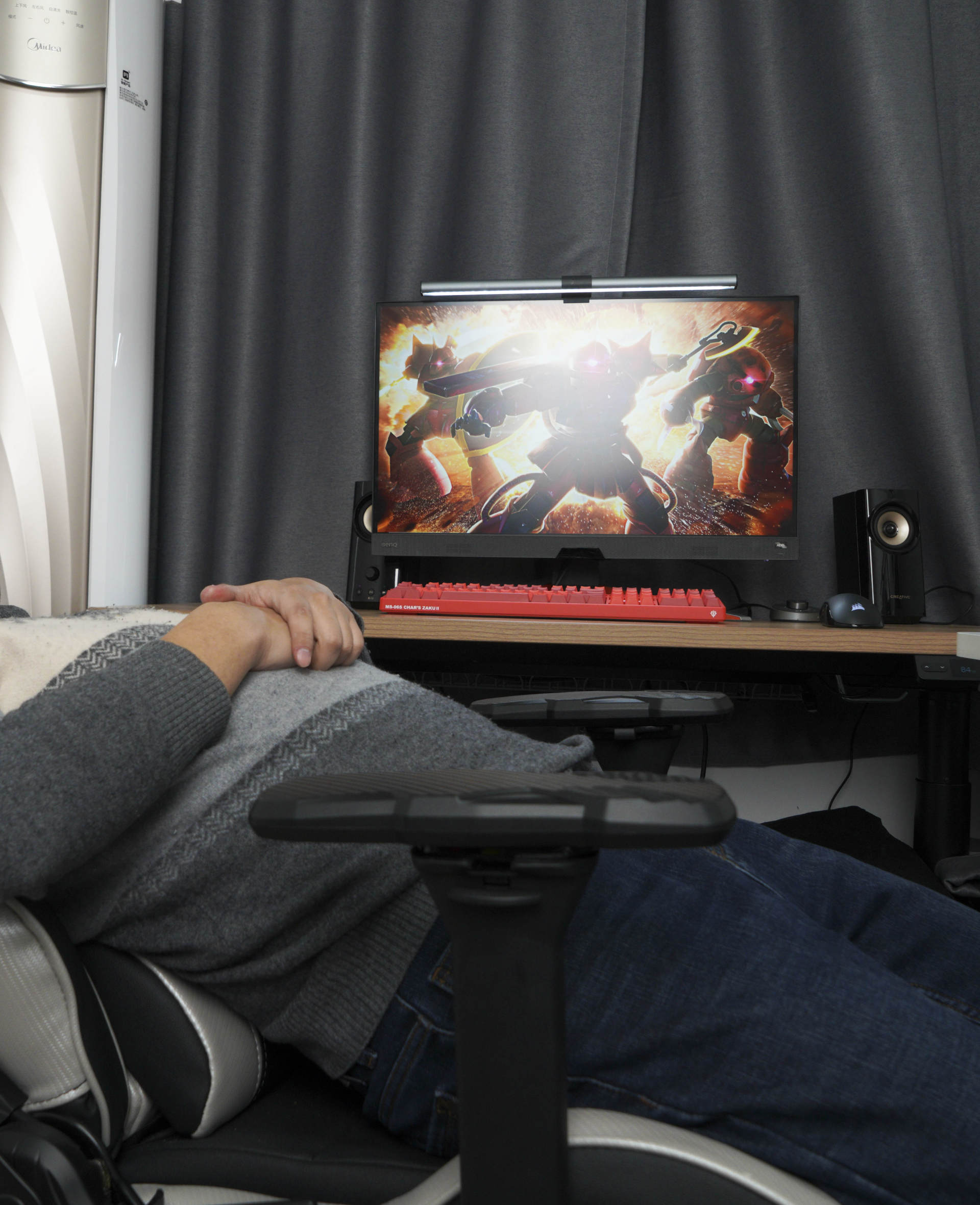 腾讯|更新电竞设备, 安德斯特正义王座+IKBC扎古无线键盘