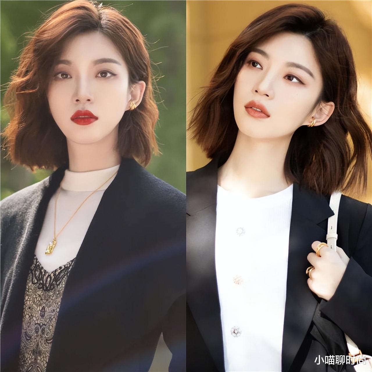 热依扎 比“锁骨烫”还火的发型来了!它叫“齐肩卷”,不挑人还巨显脸小