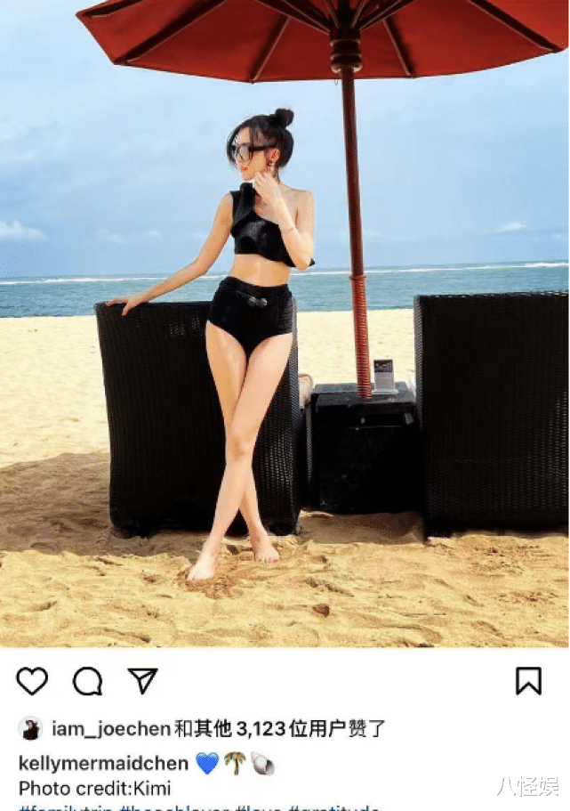 陈若仪|林志颖掌镜为妻儿拍合照,kimi又高又壮,陈若仪穿礼裙身姿婀娜