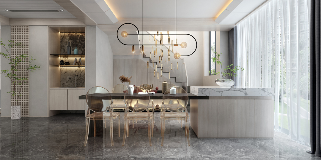 几何·艺术·家!现代风格|珠海翠湖香山家居设计案例