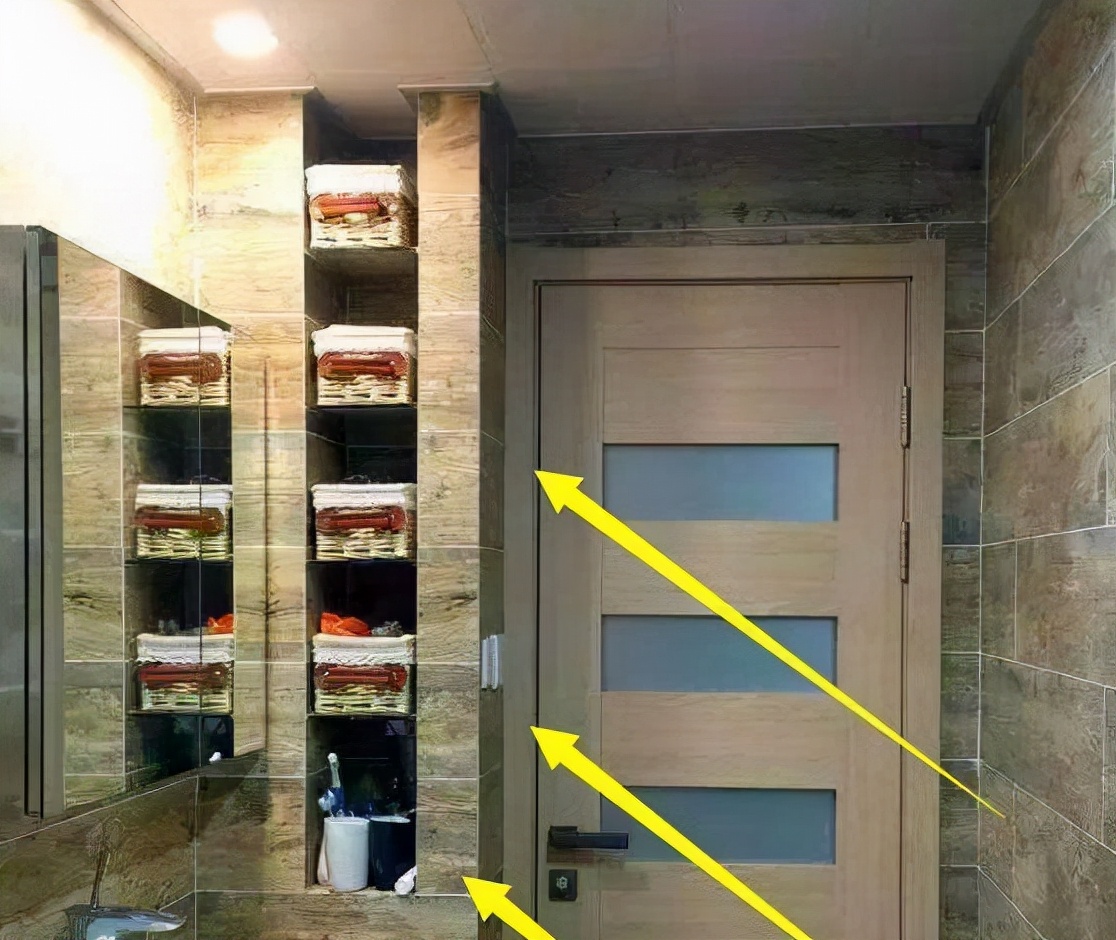 头次见有钱人在卫生间这样设计收纳,看完立马回家学装,太聪明了