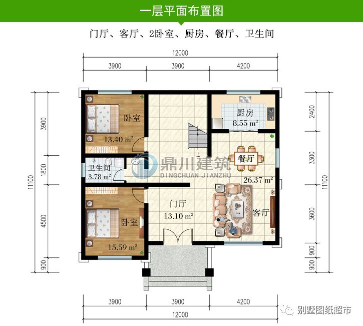 7套新中式二层农村别墅，第3第6套建的人最多，一层半那套颜值高