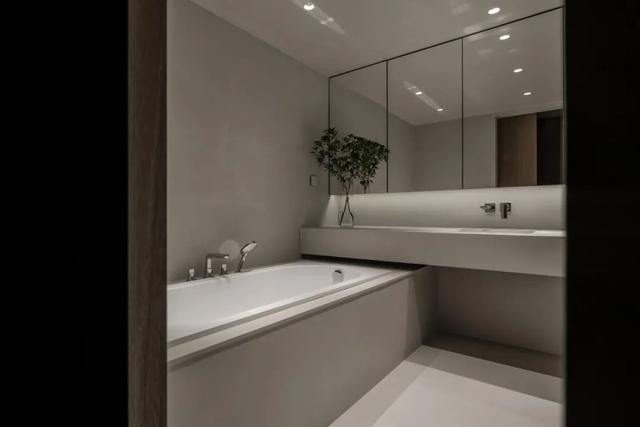 230㎡极简高级灰,连天花板都刷成灰色,设计效果很独特