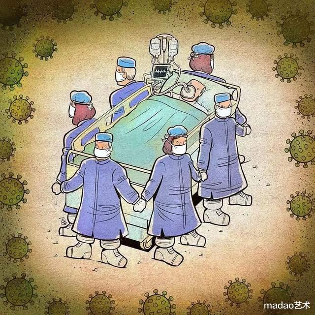 漫画|为医护人员献上漫画，每一幅画都让我们感动不已