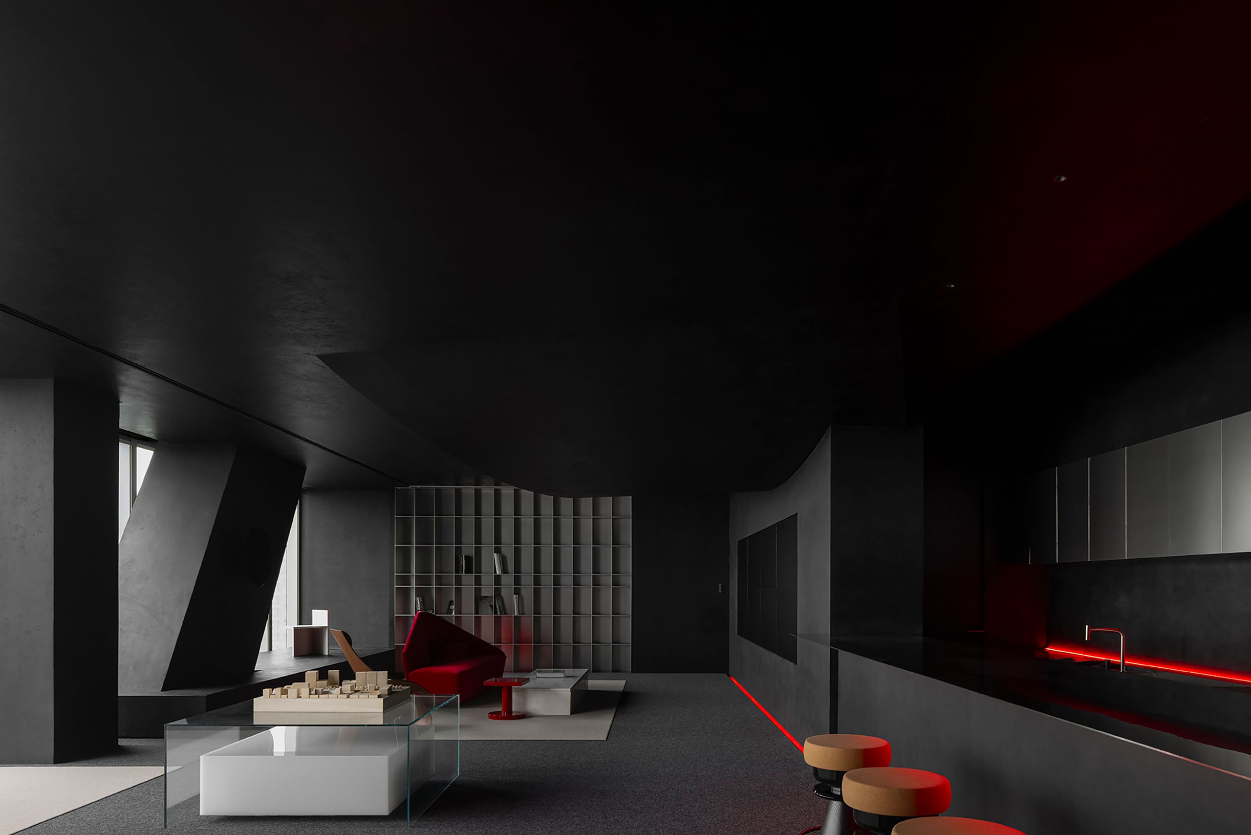 boss直聘|暗黑系,深圳办公空间重新定义了未来的办公室