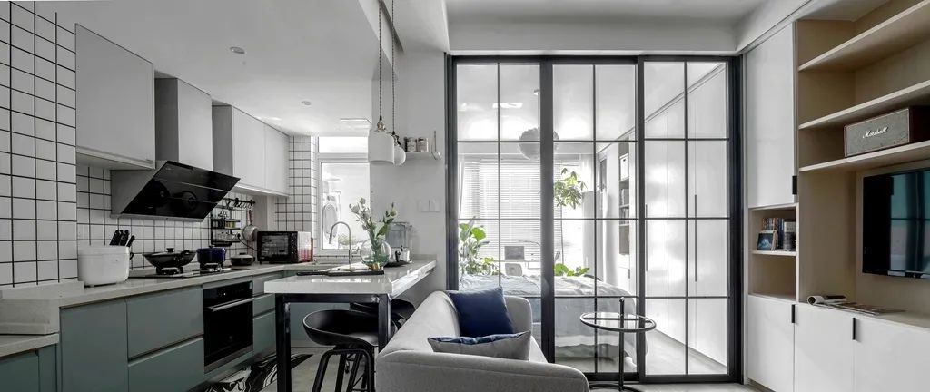 拆掉墙面、森系小屋:她家59m2的一人居,超低预算就能实现!