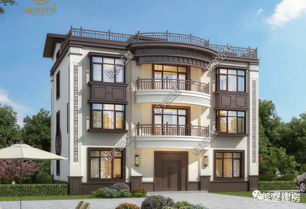 农村最有格调的新中式别墅,回乡建一栋,简直是人见人爱!