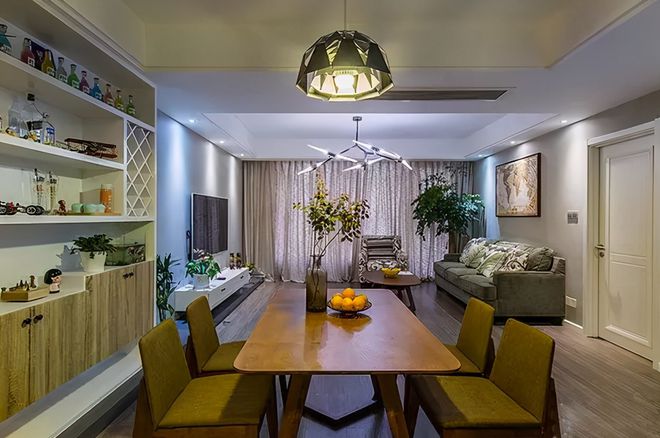 老婆将137㎡新房装简美风,35w效果出奇的好,客厅视野谁看谁爱!