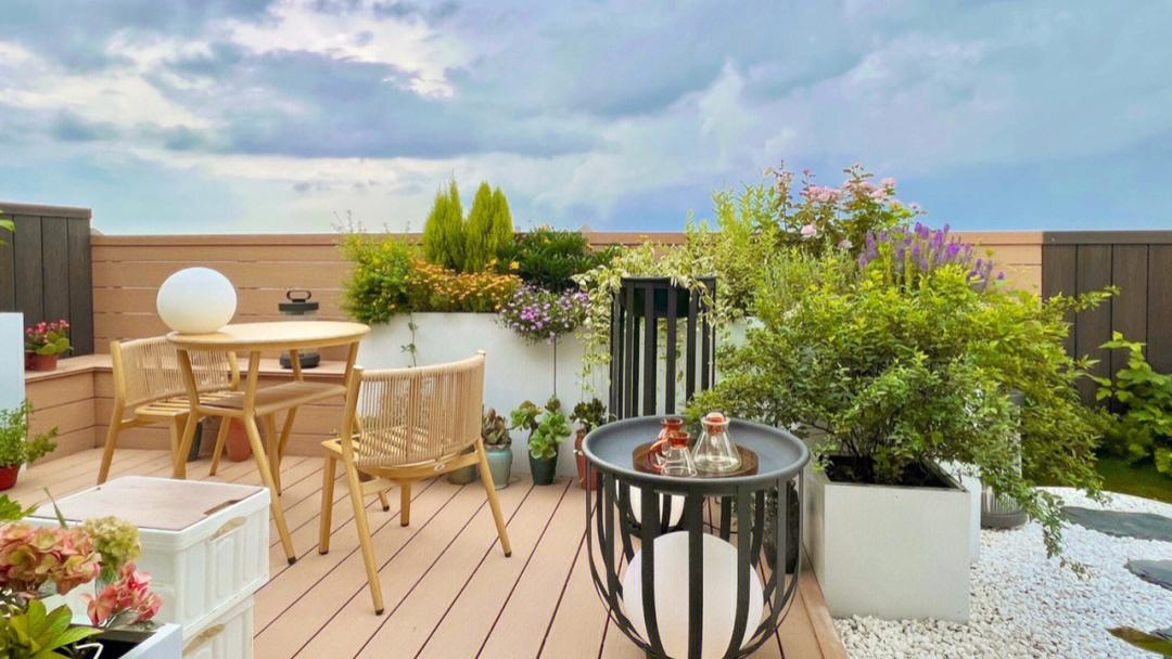 为了一个露台，买了栋顶楼的房子，建个“空中花园”，太美了！