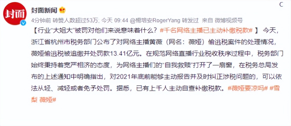 薇娅|“带货女王”薇娅:从服装导购到偷税13亿,37岁的她是怎样落幕的